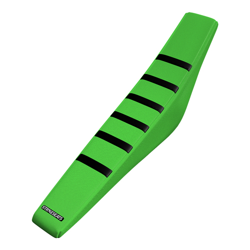 Kawasaki KLX140 08-26 BLACK/GREEN/GREEN Gripper Ribbed Seat Cover